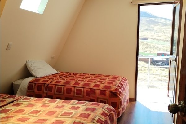 Habitación con vista panorámica al campo